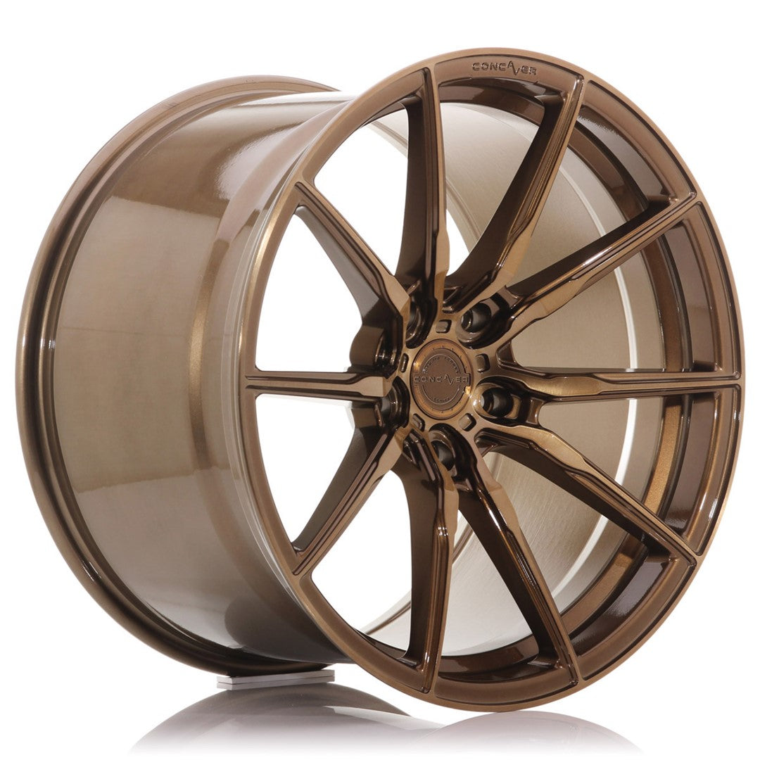 Concaver CVR4 - Brushed Bronze 9+9.5x21" ET35 5x112 - 235.45.21 + 255.40.21 Hankook Evo3 silens