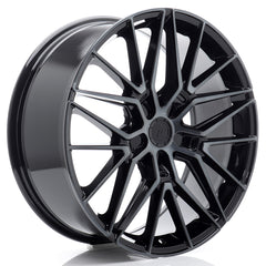 Japan Racing JR38 / Black Machined w/ Tinted Face / 20" Hankook dæk
