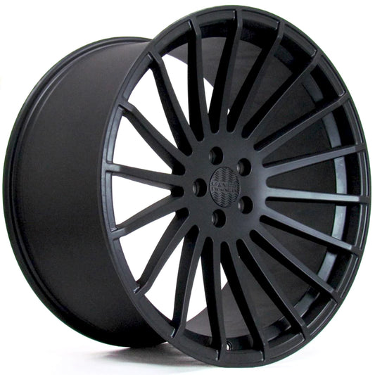 Haxer 010 - 10.5+11.5x22" 5x112 - Matt Sort