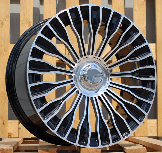 Maybach - 8.5+9.5x19" 5x112 - Black Polished