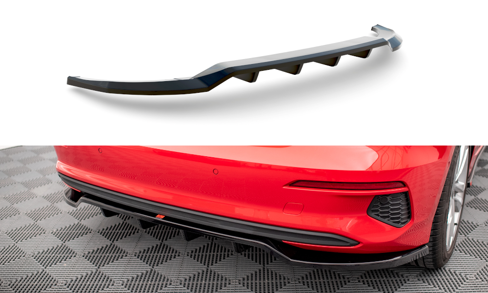 Audi A3 8Y - Central Rear Splitter Diffusers